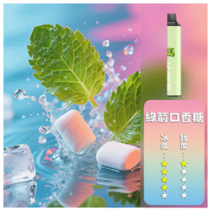 KISS凱斯電子煙一次性/拋棄式菸桿 6500口綠箭口香糖口味