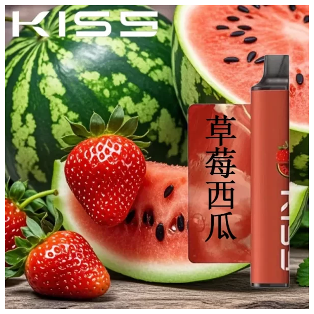 KISS凱斯電子煙一次性/拋棄式菸桿 6500口草莓西瓜口味